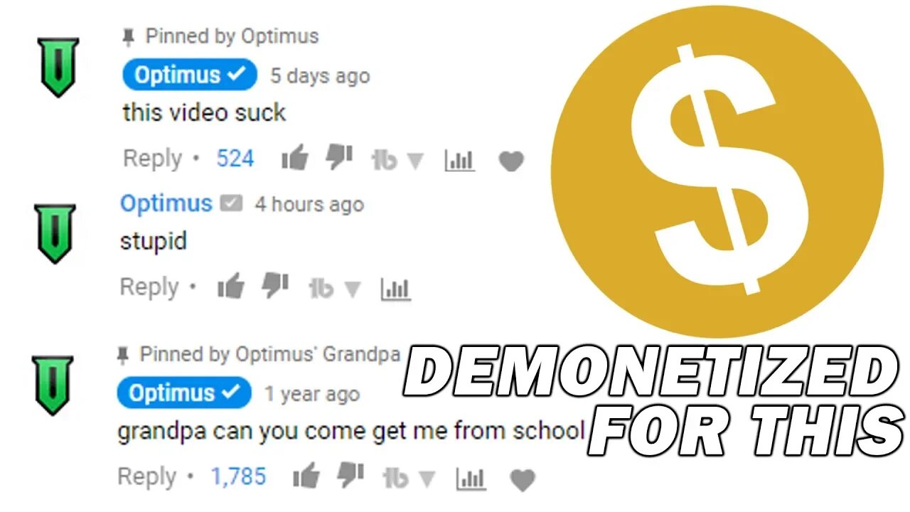 YouTube Comments Might Now Get You DEMONETIZED