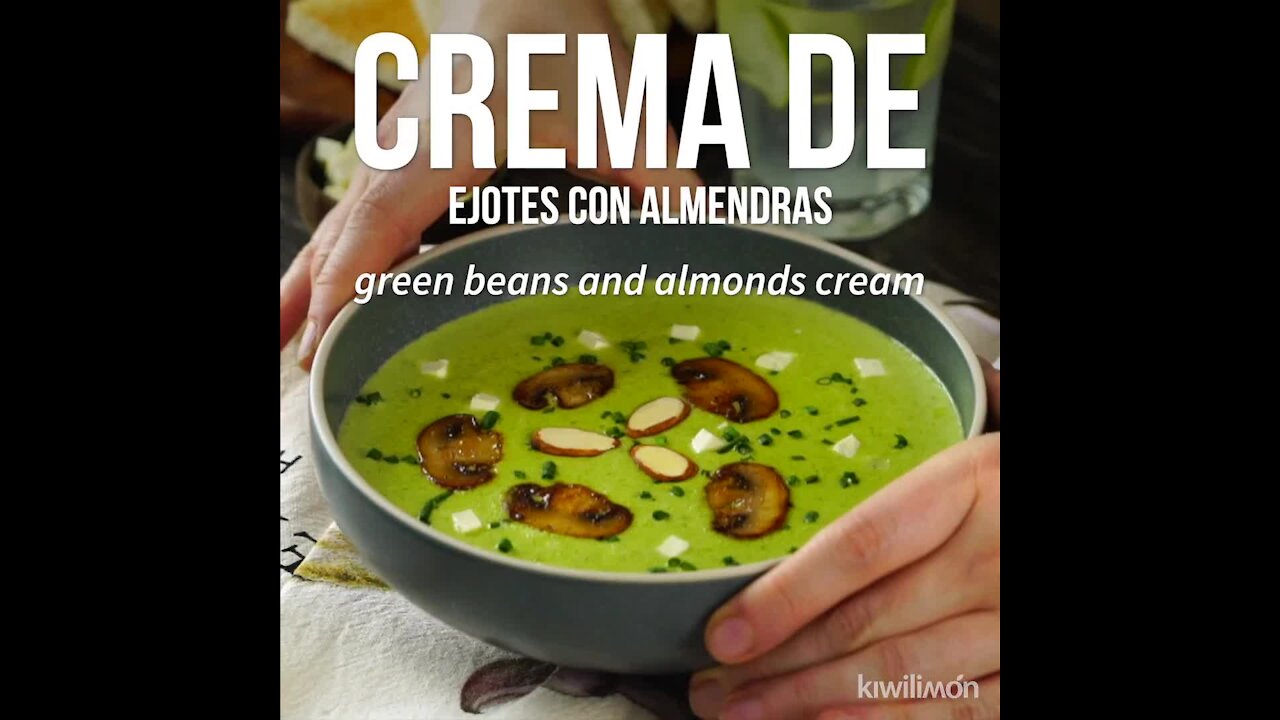 Cream of Green Beans with Almonds