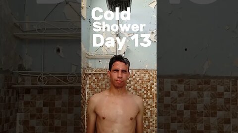 Cold Shower Day 13 ✌️#fypシ #coldshower #gym