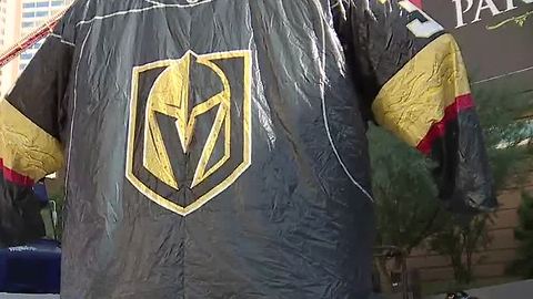 Vegas Golden Knights play first game at home