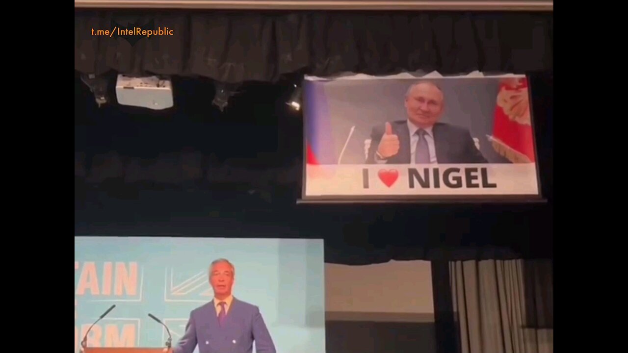 PUTIN INTERRUPTS BRITISH POLITICIAN'S SPEECH