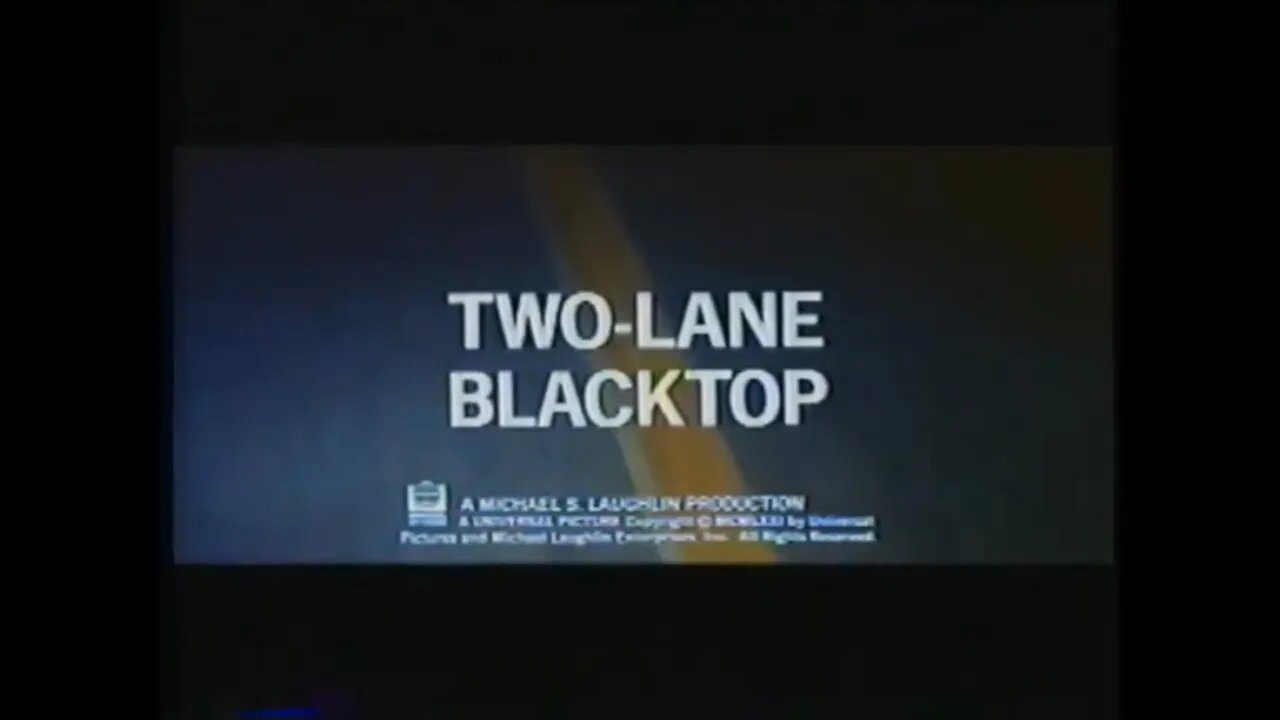 TWO-LANE BLACKTOP (1971) Trailer [#VHSRIP #twolaneblacktop #twolaneblacktopVHS]