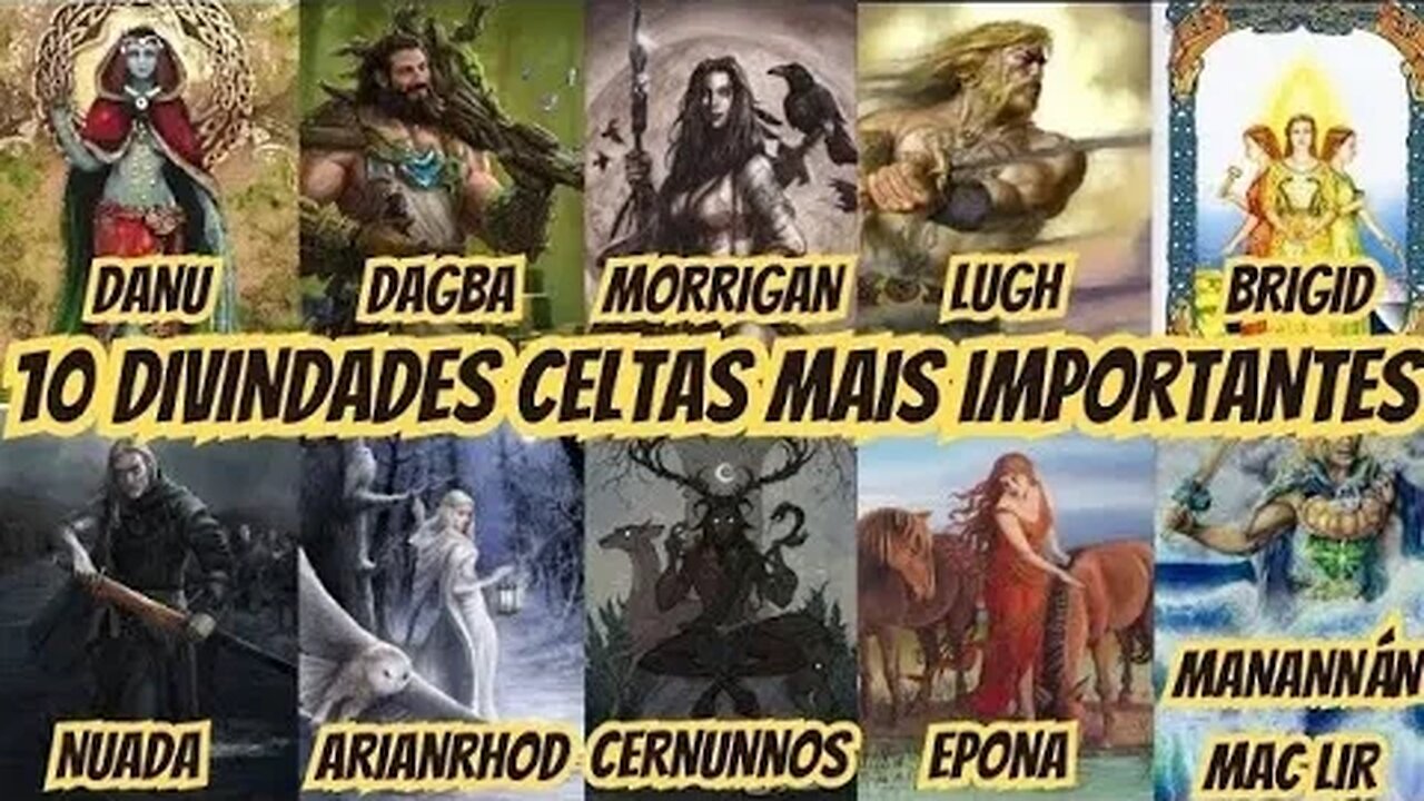 (CURIOSIDADES) 10 DEUSES CELTAS MAIS PODEROSES E IMPORTANTES/ 10 DIVINDADES CESTAS MAIS IMPORTANTES