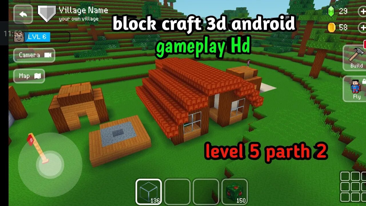 block craft 3d android gameplay Hd level 5 part 2