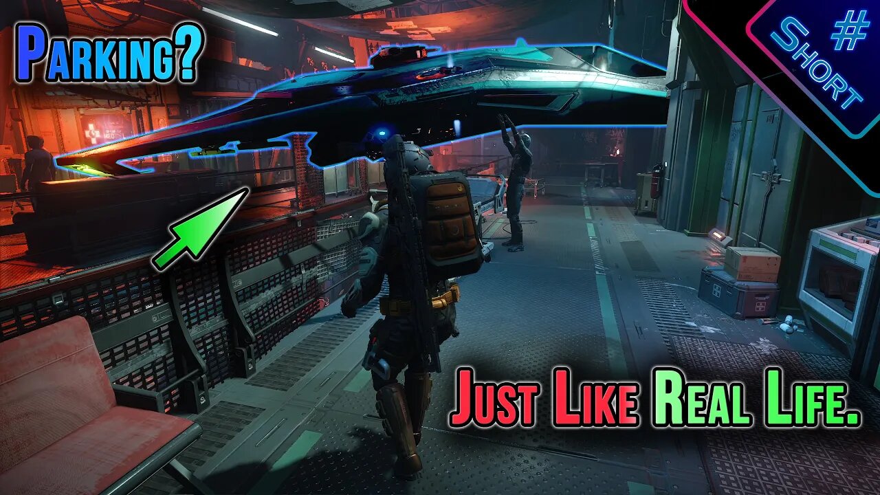 Safe Parking At Grim Hex? Do It This Way. | Star Citizen #Shorts