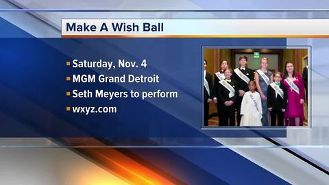 Experience an enchanted evening with Make-A-Wish Michigan and Seth Meyers at Wish Ball 2017
