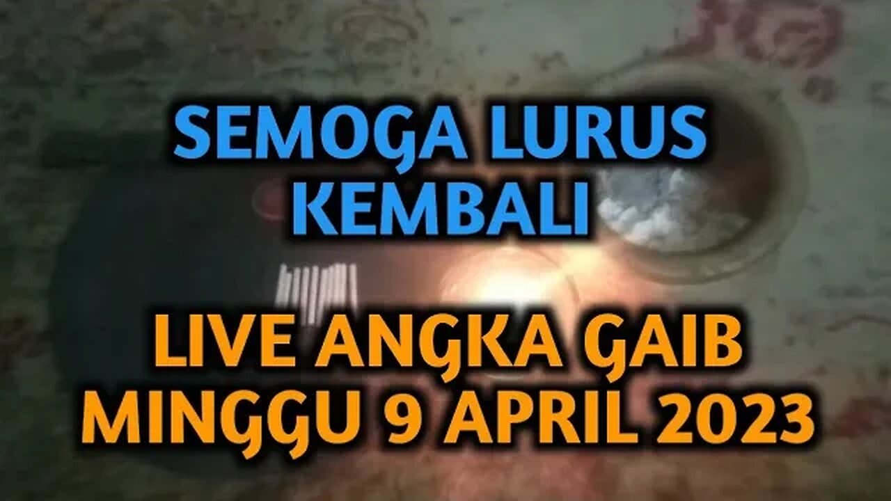 🔴 LIVE ANGKA GAIB JITU HK SDY SGP MINGGU 9 APRIL 2023 PREDIKSI RUMUS BOCORAN TUNGGAL HK JITU