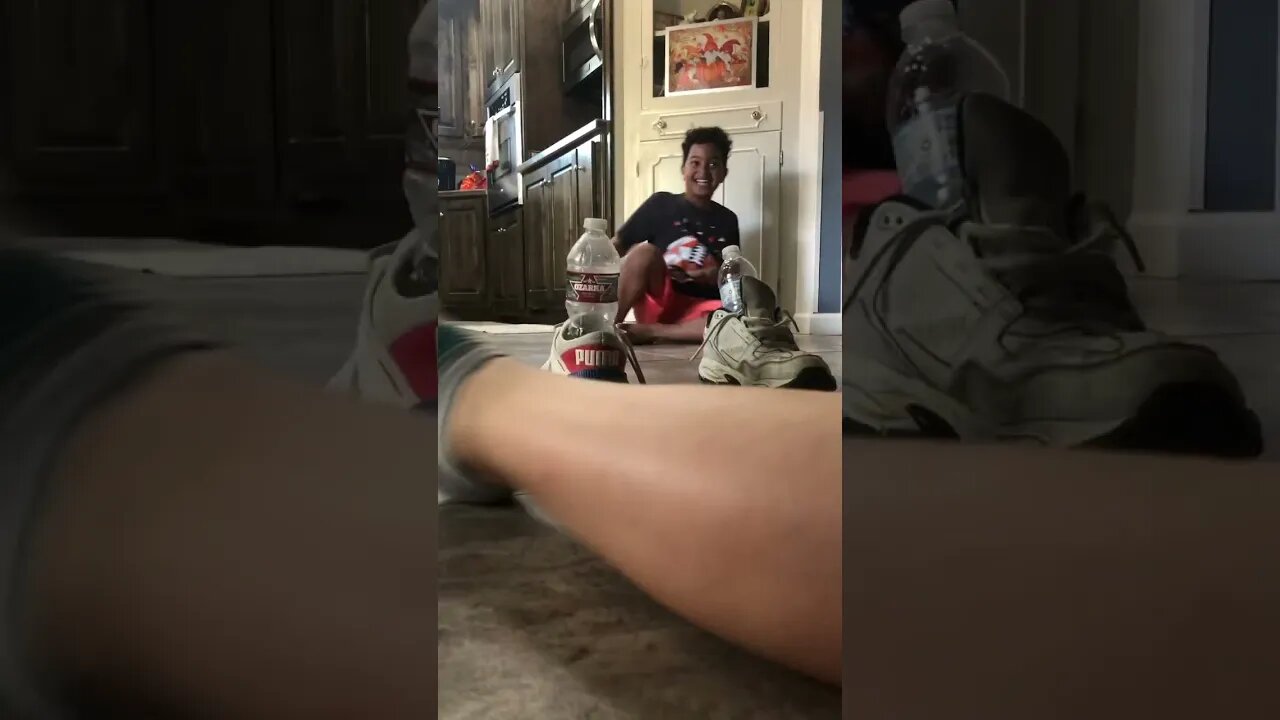 Trick shot into shoe