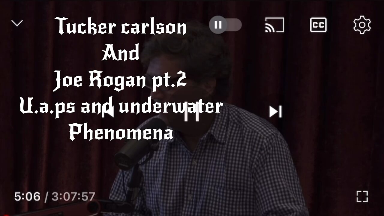 Tucker Carlson and Joe Rogan on aliens