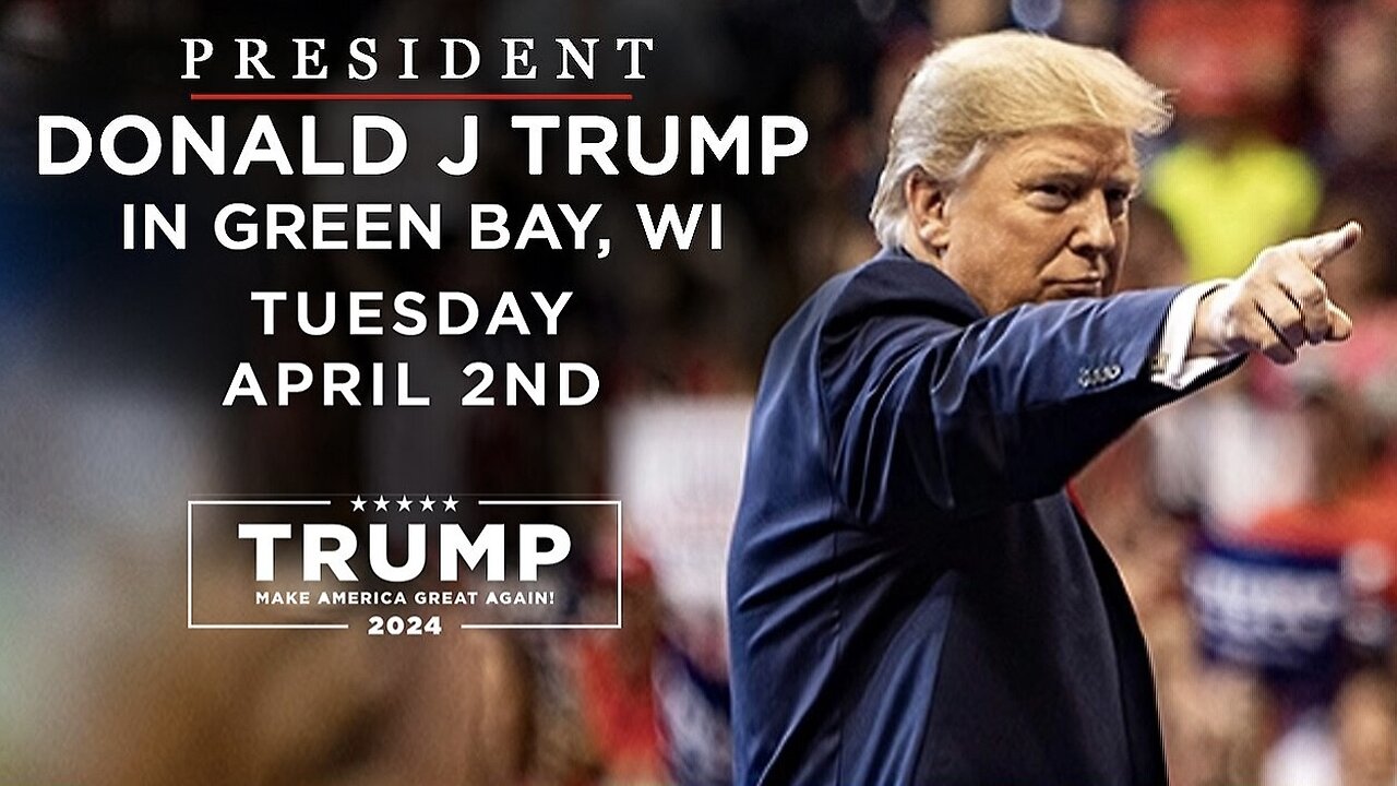 President Trump's Rally in Green Bay, WI (4/2/24)