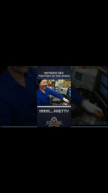 Nintendo #NES factory in the #90s 🕹️