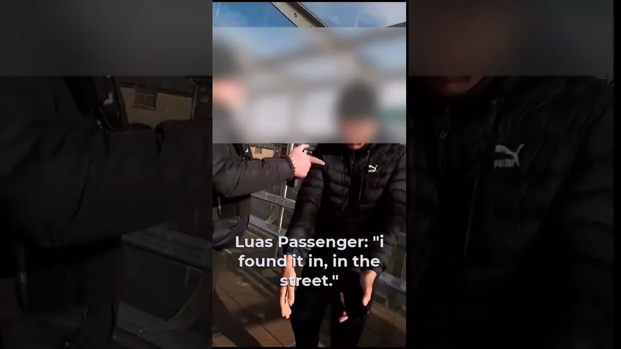 Was This Ukrainian Man Just Extorted By Luas Security In Dublin?