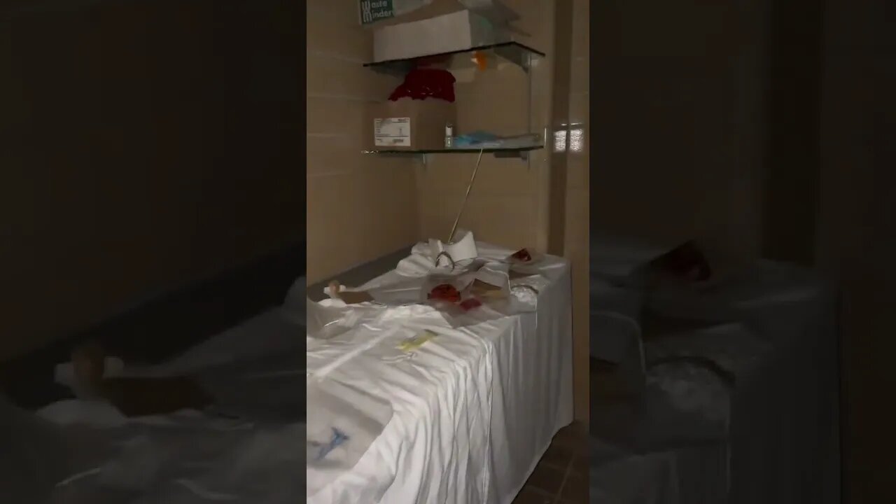 Someone made a dummy on the morgue table 💀💀💀