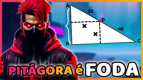 VOCÊ SABE USAR O TEOREMA DE PITÁGORAS ? GEOMETRIA PLANA | MATEMÁTICA BÁSICA