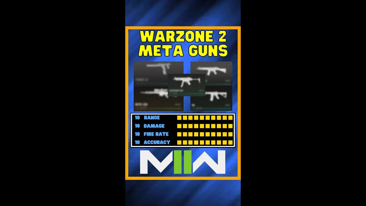 These Weapons will be META in Warzone 2 😮 #shorts