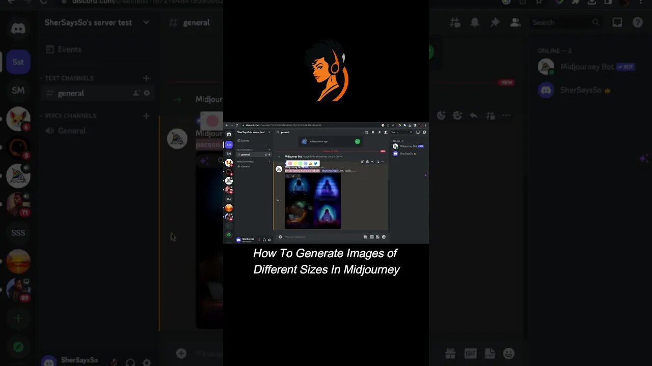 Generate Images of Different Sizes in Midjourney #shorts #shortsfeed #shortsvideo