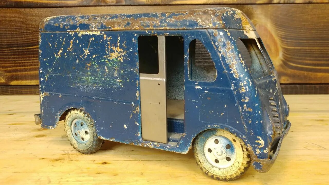 Rusty 1950's Tonka Milk Truck Restoration