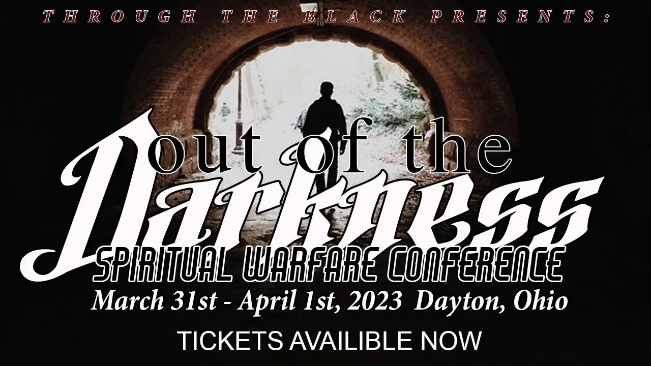 Out of the Darkness Conference March 31st April 1st