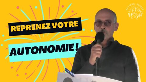 PHILIPPE SEAGESSER : "REPRENEZ VOTRE AUTONOMIE !"