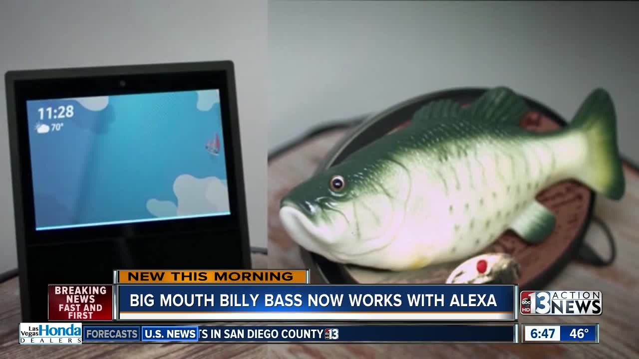 Big Mouth Billy Bass responds to Alexa