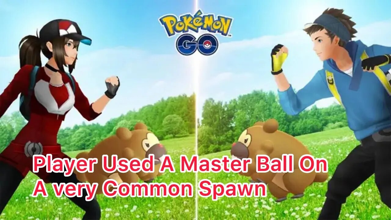 Player Used A Master Ball On A very Common Spawn