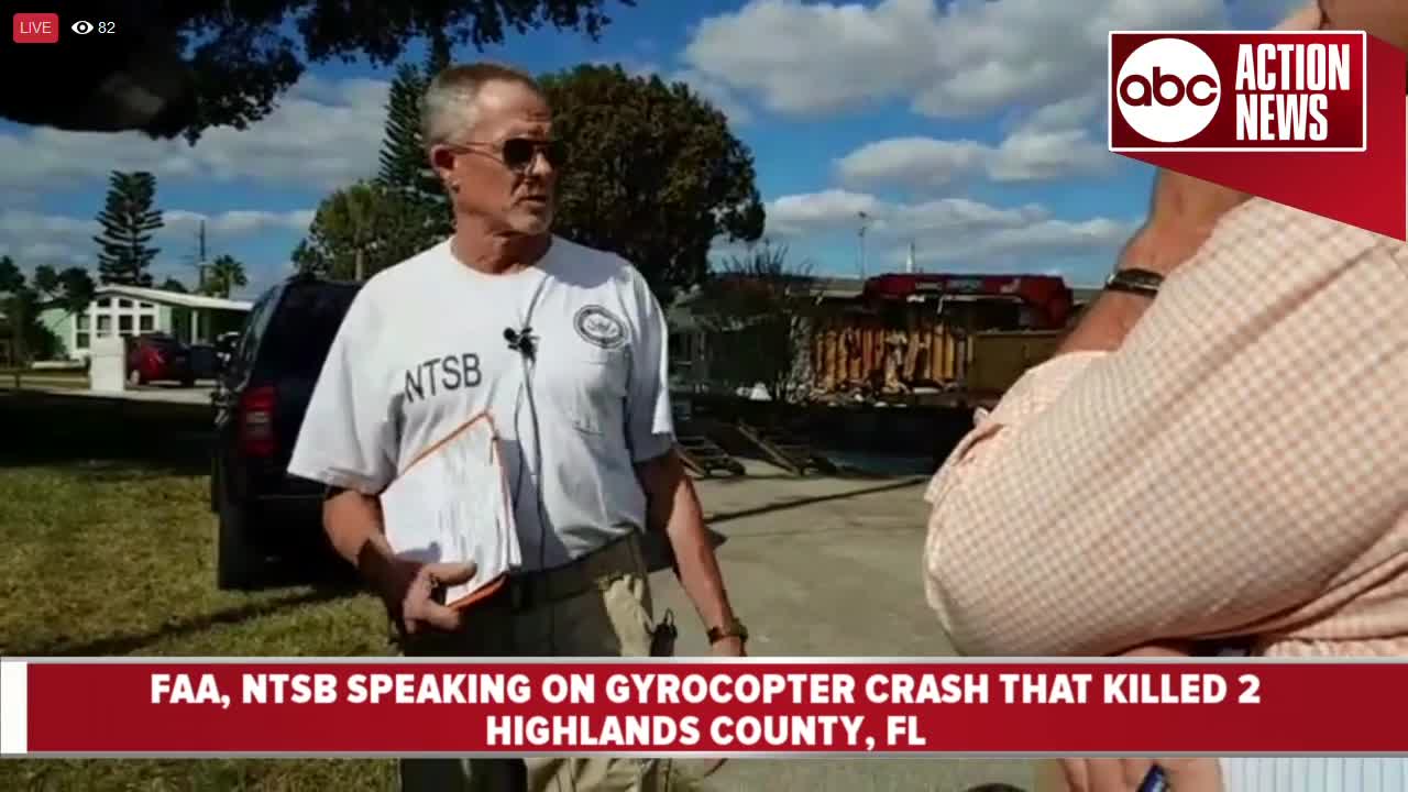 Two dead after gyrocopter crash in Sebring | NTSB presser