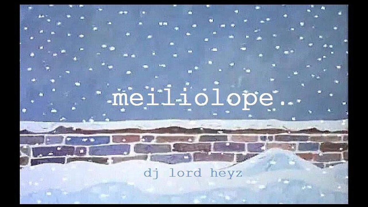 meiliolope. (liquid DnB mix- dj lord heyz)