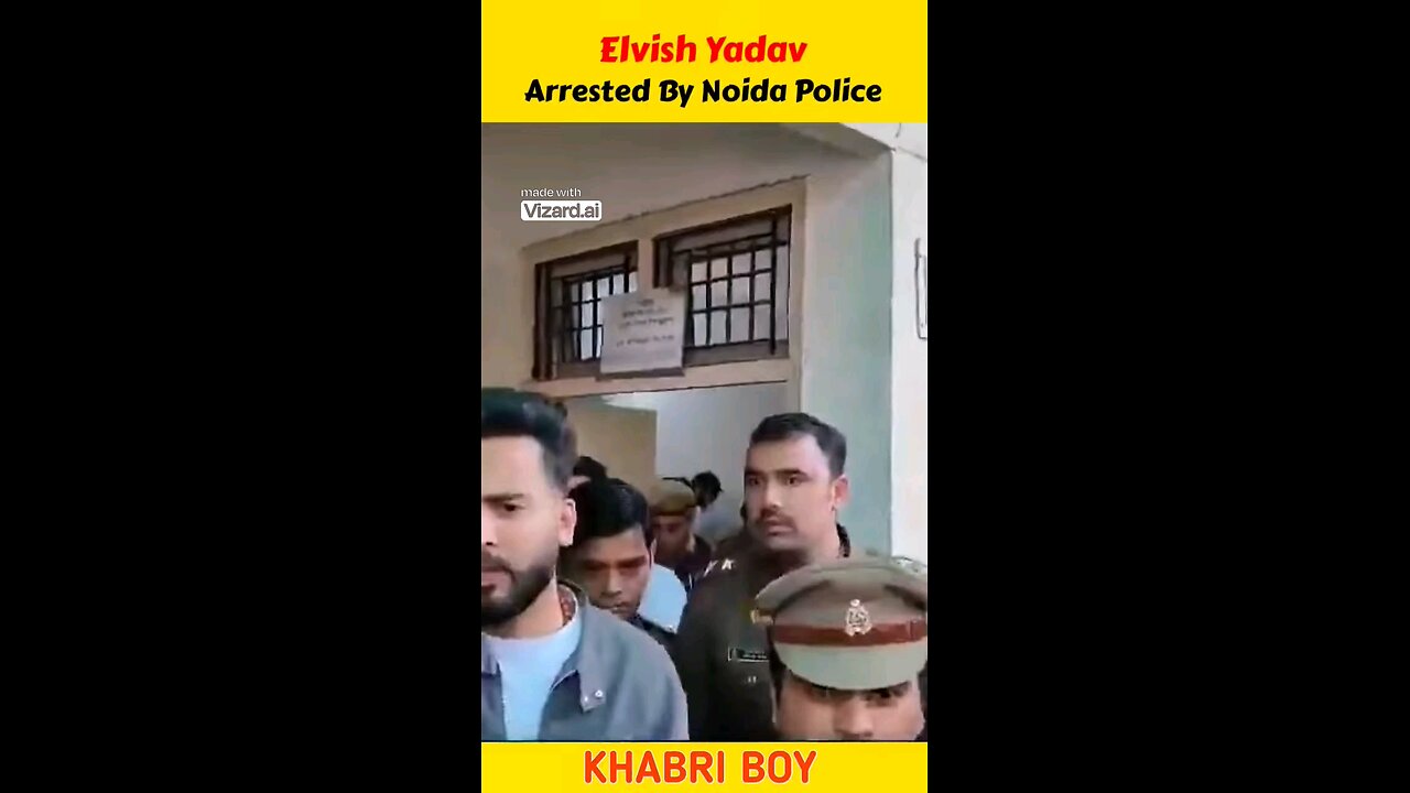 Elvish Yadav ARRESTED by Noida POLICE 🚨😱| Elvish Yadav Arrest News #shorts #viral #youtubeshorts