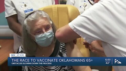 The race to vaccinate Oklahomans 65+, obstacles slowing down the process