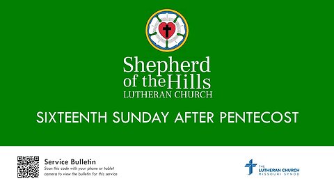 2023-09-17 - SIXTEENTH SUNDAY AFTER PENTECOST