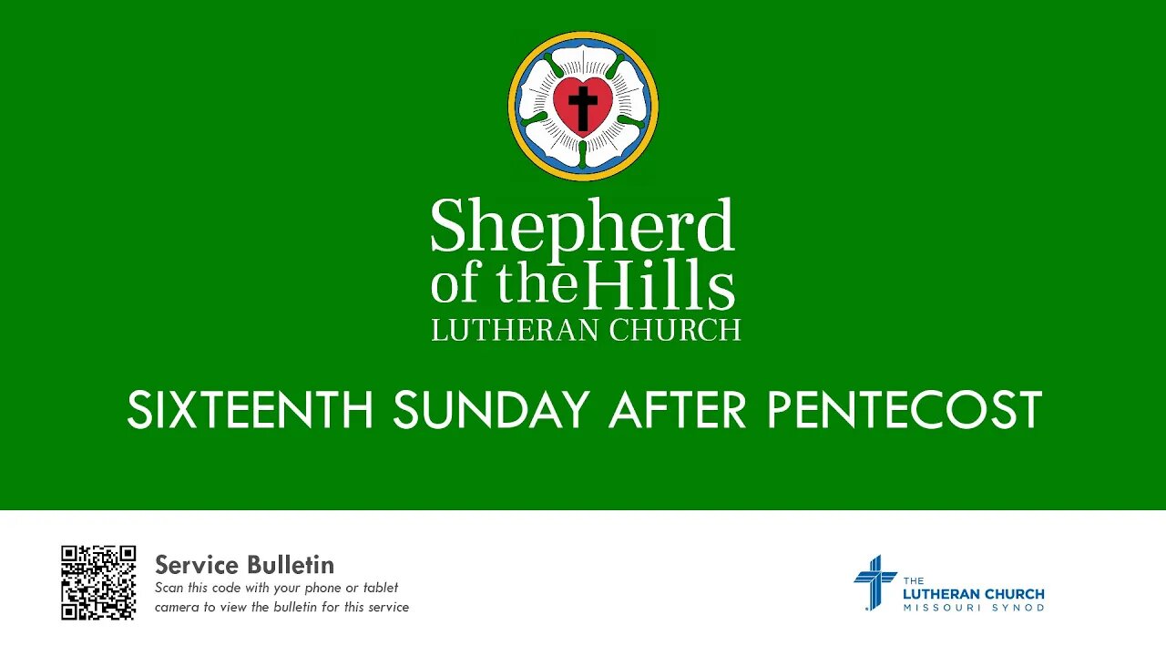 2023-09-17 - SIXTEENTH SUNDAY AFTER PENTECOST