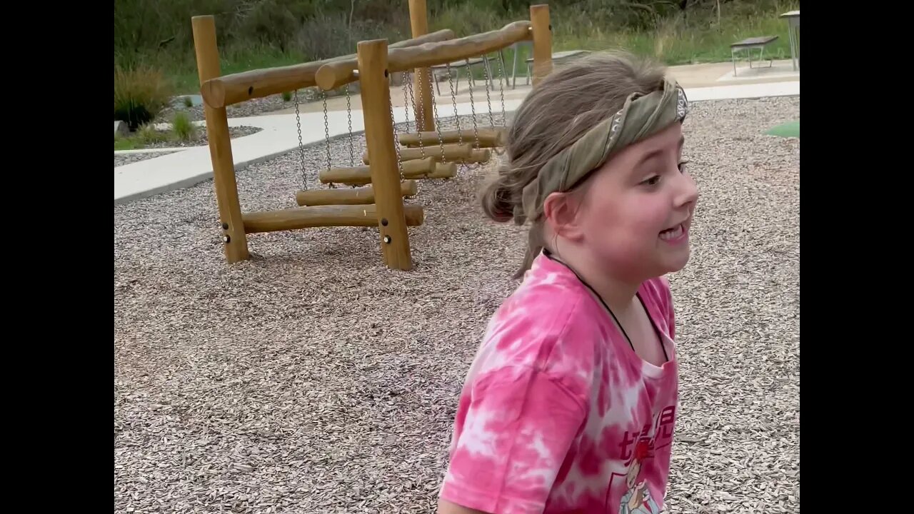 We had the playground to ourselves!