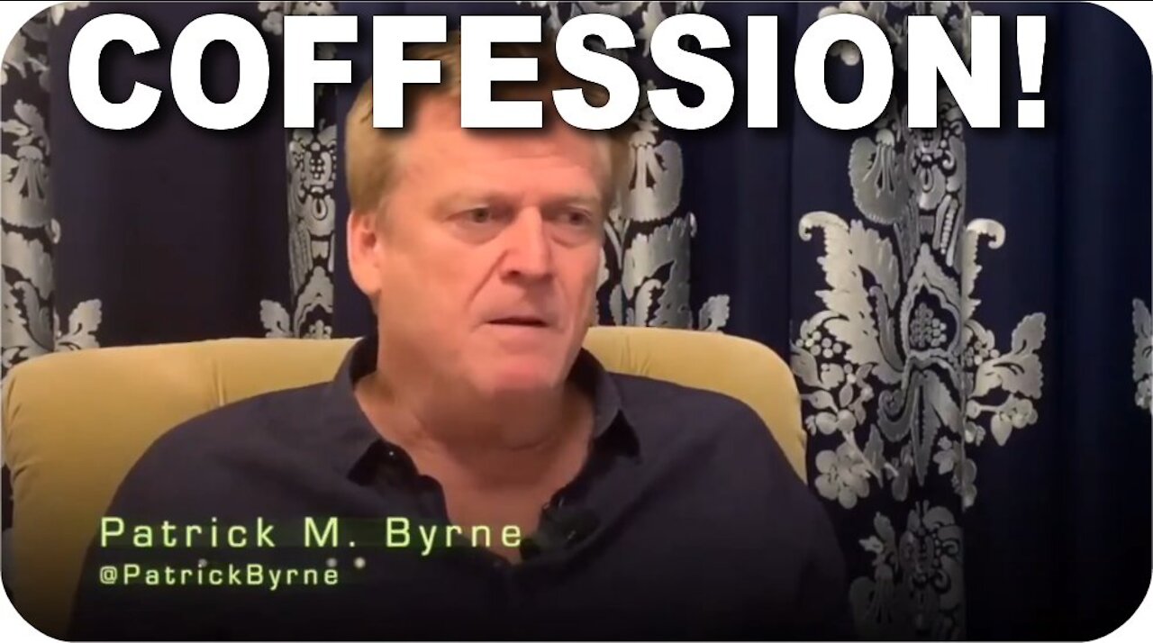 Patrick M. Byrne (CEO of Overstock.com) EXPOSES Deep State Election Fraud