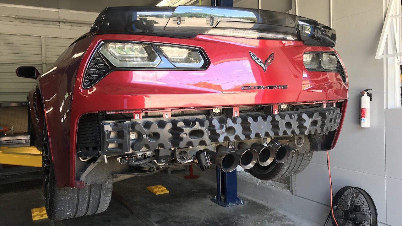 Corvette Z06 Corsa Exhaust Install ***HARD REVS***