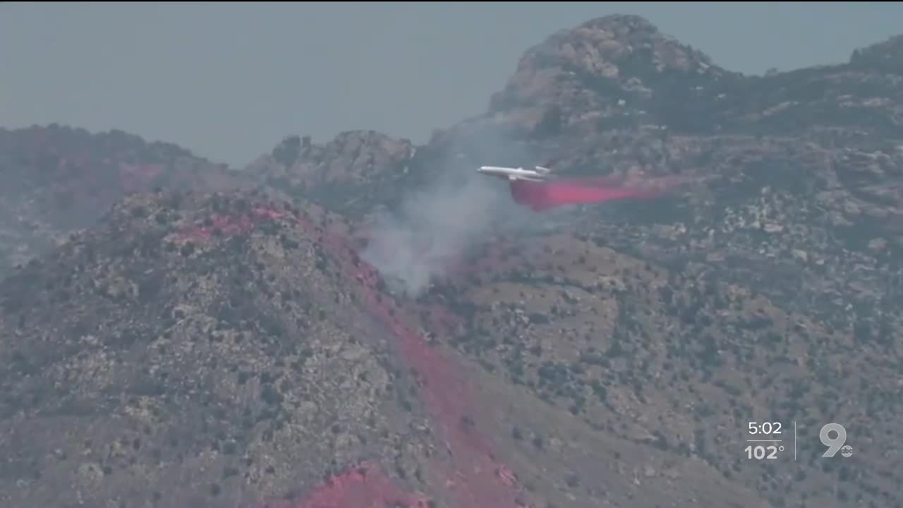 Ventana Canyon area in the "Set" phase of "Ready, Set, Go" plan as Bighorn Fire burns