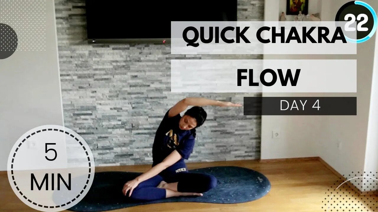 Day 4 Quick Chakra flow/ NEW HABITS YOGA/ DAISYYOGA