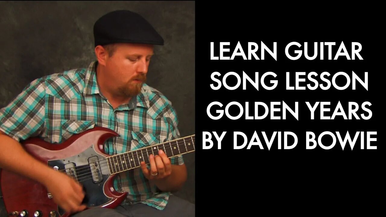 Guitar song lesson learn Golden Years by David Bowie chords rhythms strums funky classic