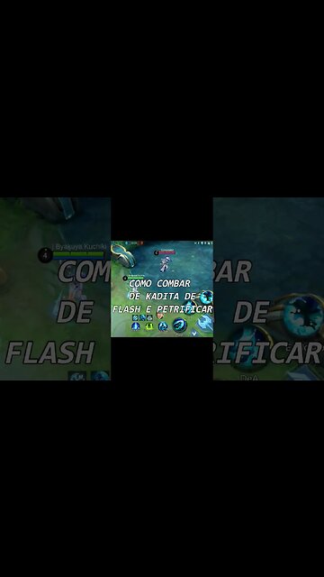 COMO COMBAR DE KADITA COM FLASH E PETRIFICAR #mlbb #ml #mlbbbr #mobilelegends #mlbbcreatorbase