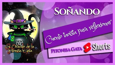 🌸CUENTO TAOÍSTA para reflexionar🌸SOÑANDO 😴Pitonisa Gata SHORTS🌛