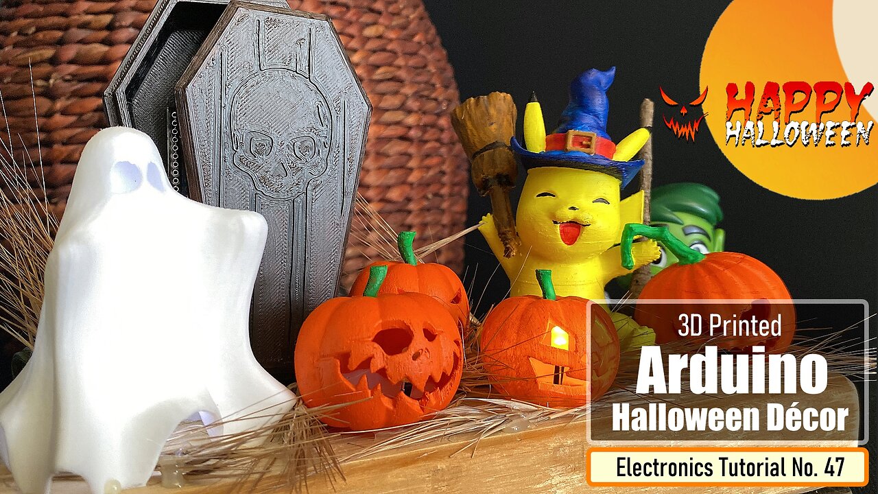 3D Printed Arduino Halloween Decoration