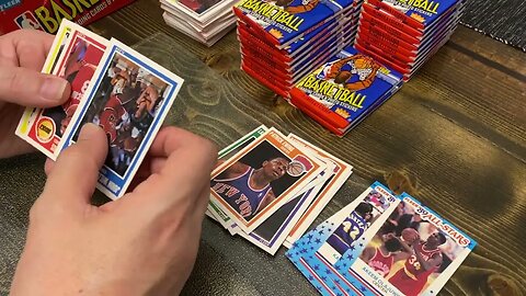 1989-90 Fleer Basketball Box Break.