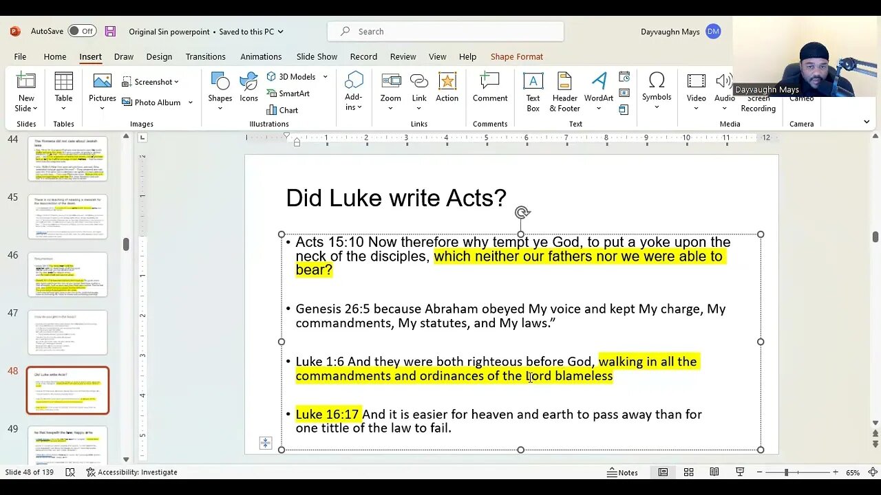 Clouds of Torah Presents: Original Sin, Did we all fall with Adam and Eve? Part 7