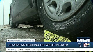 Staying safe behind the wheel in snow