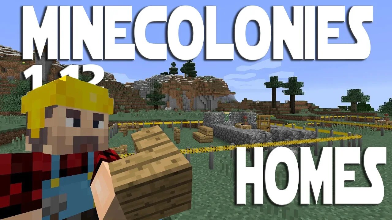 Minecraft Minecolonies 1.12 ep 14 - Enter Frideswide. New Colonists. New Houses.