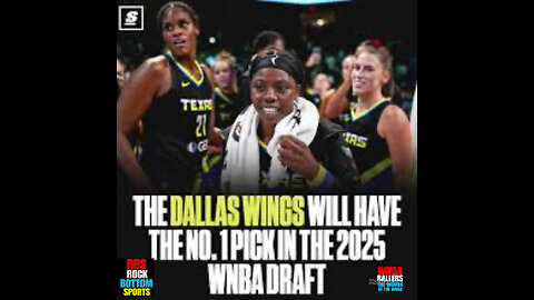 RBS #111 WNBA #1 Draft pick goes to the Dallas Wings! Who will they draft?