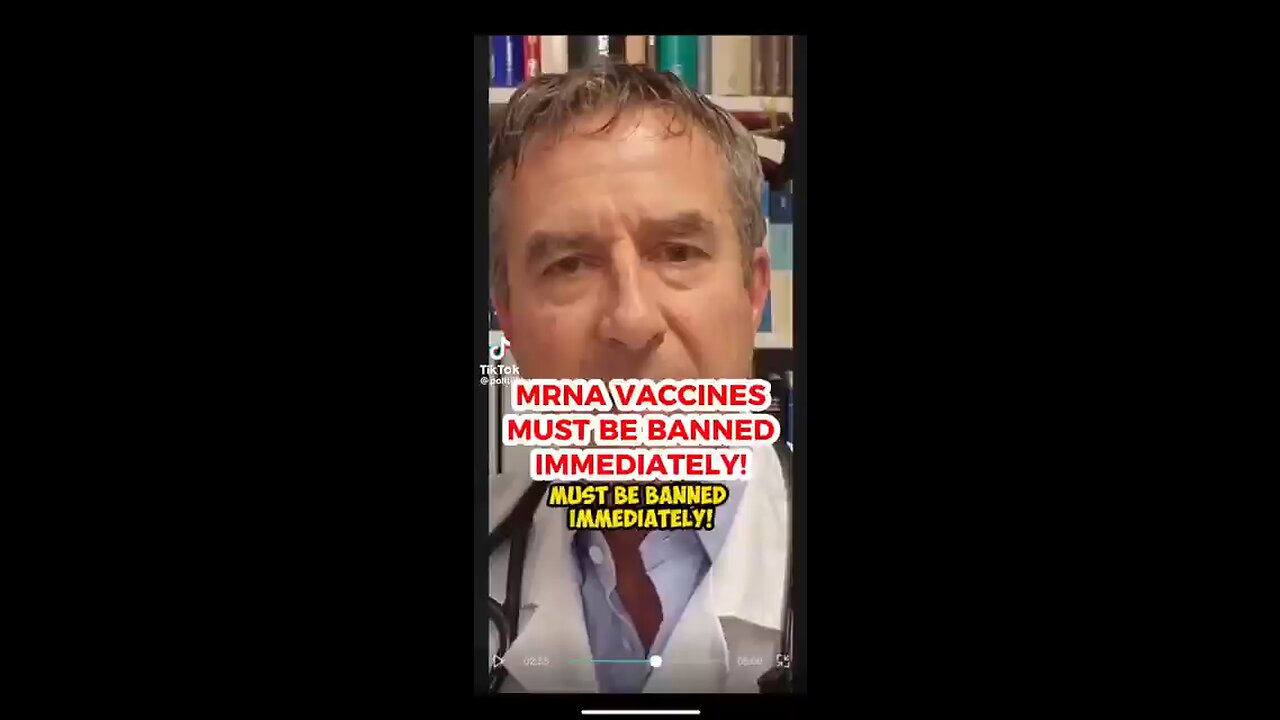 DR. THOMAS BINDER - ZURICH -MODIFIED RNA - MRNA VACCINES MUST BE BANNED IMMEDIATELY -