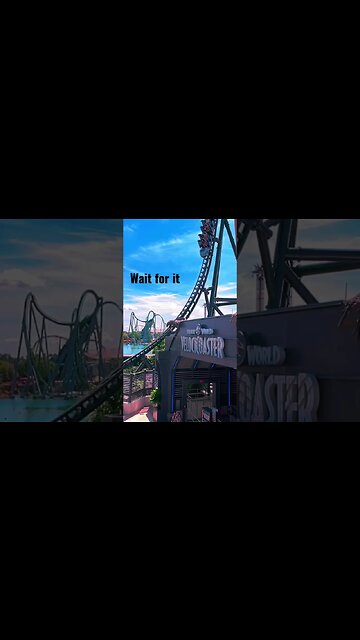 Universal’s Scariest Coaster 🙈🎢 #shorts