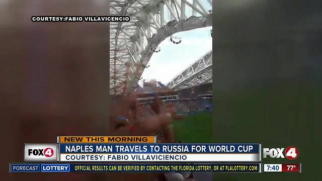 Naples man travels to Russia for World Cup