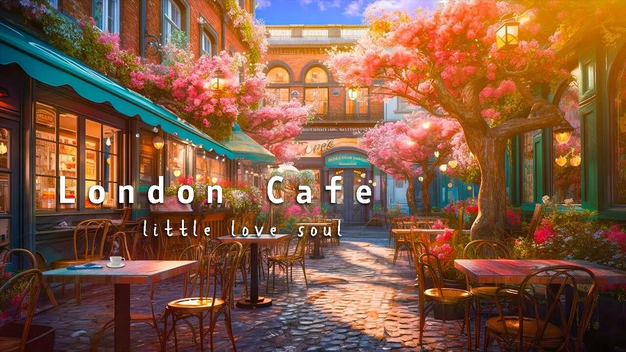 Romance London Cafe Ambience - Spring Vibes | Bossa Nova Music for Work, Study, and Relaxation