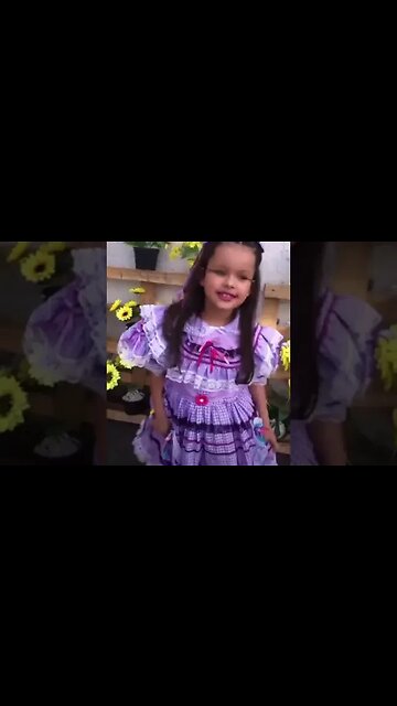 AMEI MINHA FANTASIA NOVA #festajunina #infantil #viral #tiktok #dancinha #shorts